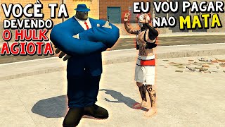 HULK AGIOTA COBRANDO DIVIDA NO GTA RP [upl. by Chandless445]