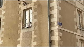 VIDEO Incendie dans un immeuble à Poitiers  quatre victimes dont lune en urgence absolue [upl. by Lochner]