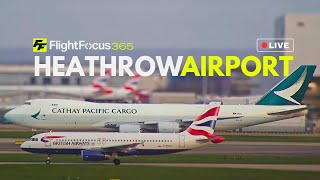 Heathrow Airport Live  STORM WINDS Friday 29th March 2024 [upl. by Assenab]