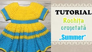 TUTORIAL Rochita crosetata quotSummerquot [upl. by Cadell]