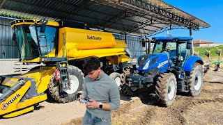 YENİ TRAKTÖRÜMÜZ NEW HOLLAND T7210 TR6ya veda [upl. by Lazar957]