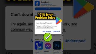 How To Solve Cant Install App Problem On Playstore  cant install app problem solve shorts [upl. by Ynner]