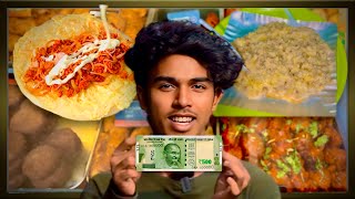 LOCAL FOOD TOUR WITH 500 RUPEES 💰  500 രൂപക്ക് ഇത്രേം ഭക്ഷണമോ😳  Street Food blogging [upl. by Rotberg]