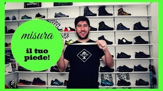 Tutorial come prendere la misura del piede per un acquisto online [upl. by Tolliver]