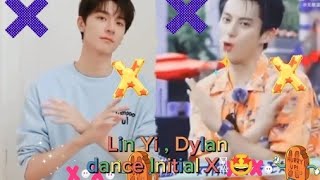 linyi dylanwang Initial X dancePart 2 😘☺️dance dancer trending chinesedramadrama [upl. by Anelam]