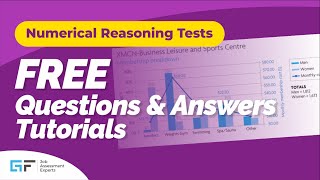 Numerical Reasoning Test Practice Questions amp Answers 202425  5 Worked Solutions amp Tutorial [upl. by Olegna]