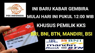 Kabar Gembira Untuk Pemilik Kartu ATM KKS Merah Putih Mulai Hari Ini Pukul 1200 WIB [upl. by Sinnylg474]