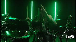 TETRARCH  Negative Noise Drum Playthrough  Napalm Records [upl. by Notslar]