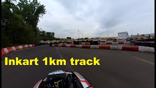 Karting Inkart Puurs 1km indooroutdoor track 2023  116quot6 [upl. by Annuahs]