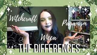 Witchcraft Wicca  Paganism║The Differences [upl. by Adikram]