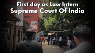 A day in the life of Law intern  AOR Supreme Court Of India [upl. by Wilie460]