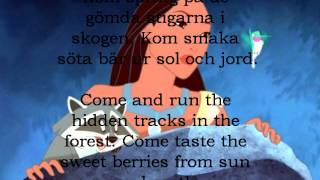 PocahontasColors of the wind Swedish version with english subtitles [upl. by Sugden]