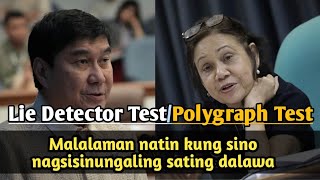 Nagkahamonan ng Lie Detector Test at Polygraph Test sina Sen Raffy Tulfo at Sen Cynthia Villar [upl. by Eahsan]