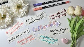 Calli amp Bujo Những lỗi sai phổ biến khi mới tập Calligraphy và cách khắc phục [upl. by Hotze4]