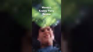 Wendys Krabby Patty REVIEW [upl. by Reta]