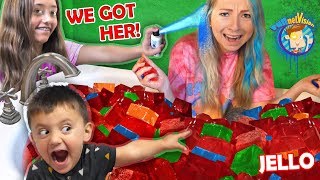 SHAWN vs the NANNY BLUE HAIR vs JELLO TUB Pranks FV Family Vlog [upl. by Liarret11]