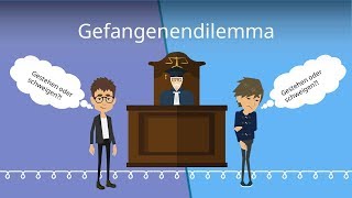 Spieltheorie  Das Gefangenendilemma mit Beispiel erklärt [upl. by Wesla]