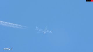 Zooming in on Condor Airlines Airbus A330 with Nikon P1000 [upl. by Aihsilef]