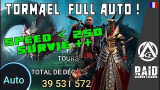 TORMAEL UPDATE MOINS DE SPEED MOINS DE CONTRAINTES  RAID SHADOW LEGENDS [upl. by Gabriell]