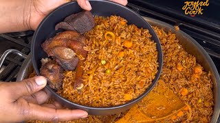 How to cook Jollof Rice like a pro  I guarantee you’ll get Perfect result every time Nigerian food [upl. by Rebe]