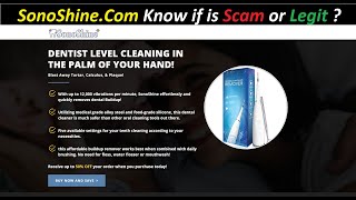 Sono Shine  SonoShine  SonoShine Reviews  SonoShine Com Reviews  SonoShineCom is Scam or Legit [upl. by Nnaik]