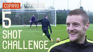 5 Shot Challenge with Jamie Vardy ft Poet amp Timbsy [upl. by Leoni830]