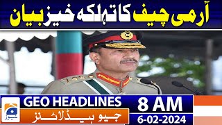 Geo Headlines 8 AM  Election 2024 Factors shaping voter turnout in Pakistan  6th February 2024 [upl. by Hardigg]