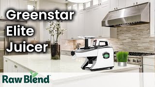 Greenstar Elite Juicer Introduction  Video [upl. by Agem]