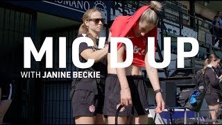 Micd Up  Janine Beckie  Go BTS of CANWNT Training in Mérida Spain [upl. by Josey563]