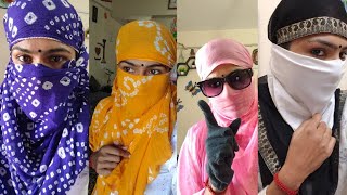 How to wrap face cover with different dupattascarf in just 10 minutes 3 essay way to wear scarf [upl. by Waldack]