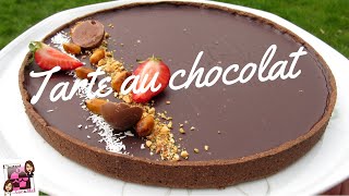 🍫RECETTE TARTE AU CHOCOLAT FACILE  LINSTANT CARAMEL [upl. by Wickner]