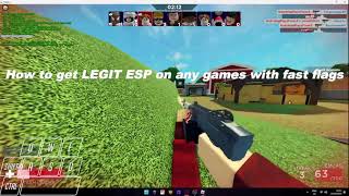 How to get Roblox LEGIT ESP Fast Flags [upl. by Lynett]