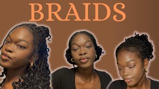 Short Braids Hairstyles My Honest Ratings hairstyle shortbraids hairtutorial fyp explore [upl. by Adnawuj854]