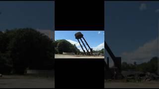 Paper Services Water Tower Ashuelot NH 2010 demolition watertower usa [upl. by Brentt582]