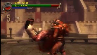 Final Battle  Liu Kang vs Shang Tsung Kintaro and Shao Kahn Mortal Kombat Shaolin Monks PS2 [upl. by Beitch640]