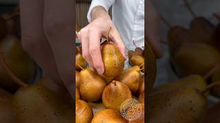 Bucket of Pears 🍐 This pastry is the perfect pearing this fall seasonamauryguichon chocolate [upl. by Venable]