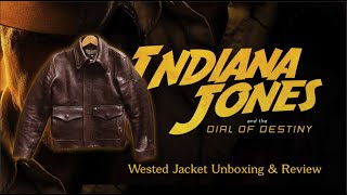 Wested Leather Destiny jacket Indiana Jones Cosplay unboxing and review [upl. by Sukin]