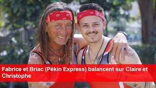 Fabrice et Briac Pékin Express balancent sur Claire et Christophe [upl. by Relda24]