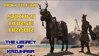 How To Find Sakai Horse Armor  The Legacy of Kazumasa  Ghost Of Tsushima Directors Cut Walkthrough [upl. by Rempe]