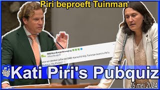 Kati Piri Beproeft Officier Gijs Tuinman over Ambassade in Tel Aviv  Tweede Kamer [upl. by Annaeerb]