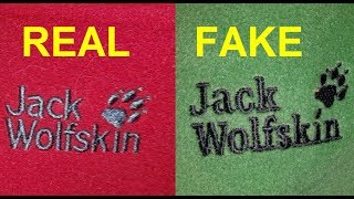 Reak vs Fake Jack Wolfskin fleece How to spot fake Jack Wolfskin [upl. by Sisto]