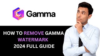 HOW TO REMOVE WATERMARK ON GAMMA AI  QUICK TUTORIAL [upl. by Akkim981]