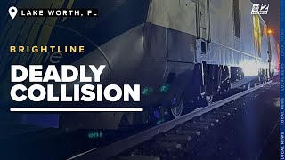 One dead after Brightline crash in Lake Worth [upl. by Lletnuahs733]