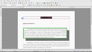 Tuto Encadrer du texte et mettre des bordures de page Writer 3 [upl. by Bibby]