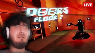 🔴LIVE  INSANE ROBLOX TRENDING DOORS FLOOR 2  COME PLAY WITH ME 🔴 [upl. by Adilem]