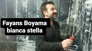 STELLA Fayans Boyama Bianca Stella [upl. by Nolos]