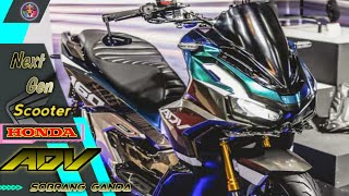 2024 Next Gen Honda ADV160 Scooter line revealed its identity [upl. by Kcerred]