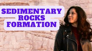 Sedimentary rocks formation  sedimentary rocks formation process and examples [upl. by Draper]