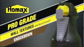 Homax® Pro Grade Knockdown Wall Texture [upl. by Bertold100]