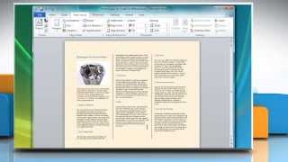 How to Make a TriFold Brochure in Microsoft® Word [upl. by Led]